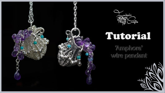 3D amphora wire basked pendant video tutorial
