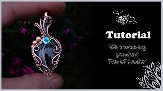 Ace of spades wire pendant video tutorial