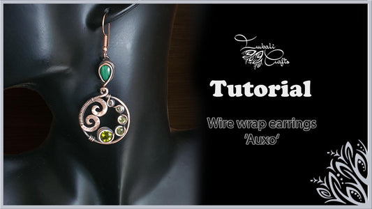 Auxo wire earrings video tutorial