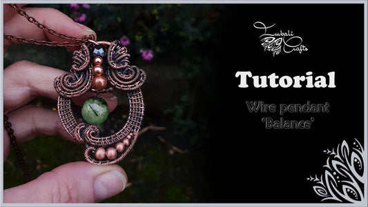 Balance drop focal wire pendant video tutorial