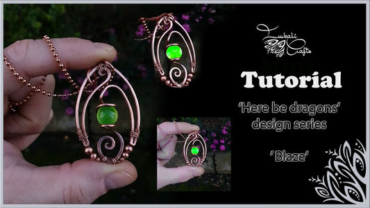 Blaze wire pendant video tutorial