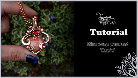 Cupid wire pendant video tutorial