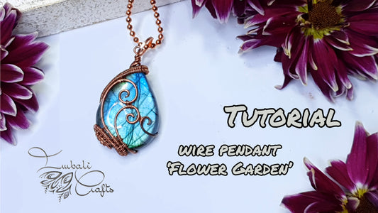 Flower garden wire weaving video tutorial