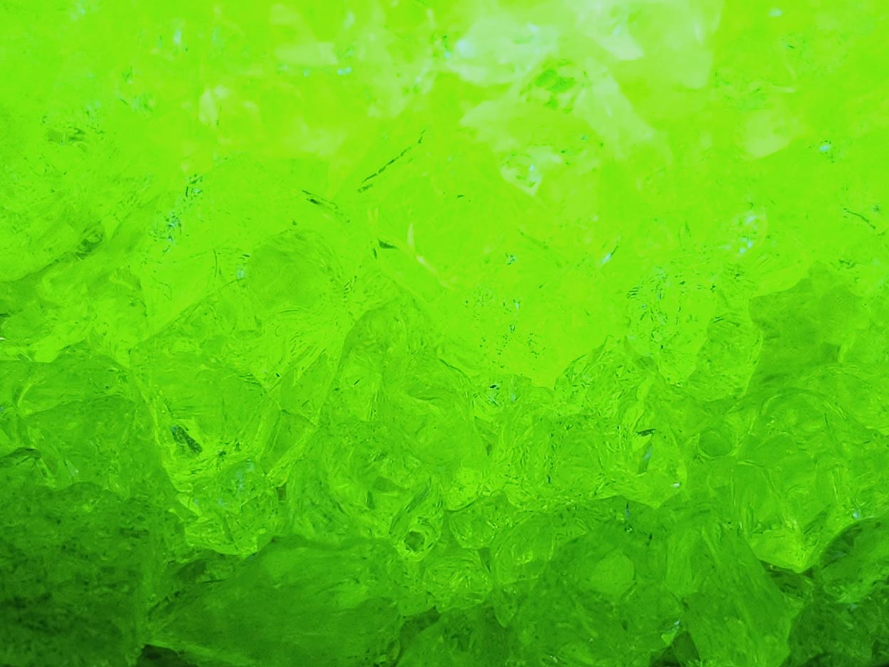 Uranium glass - crushed - 5g or 10g