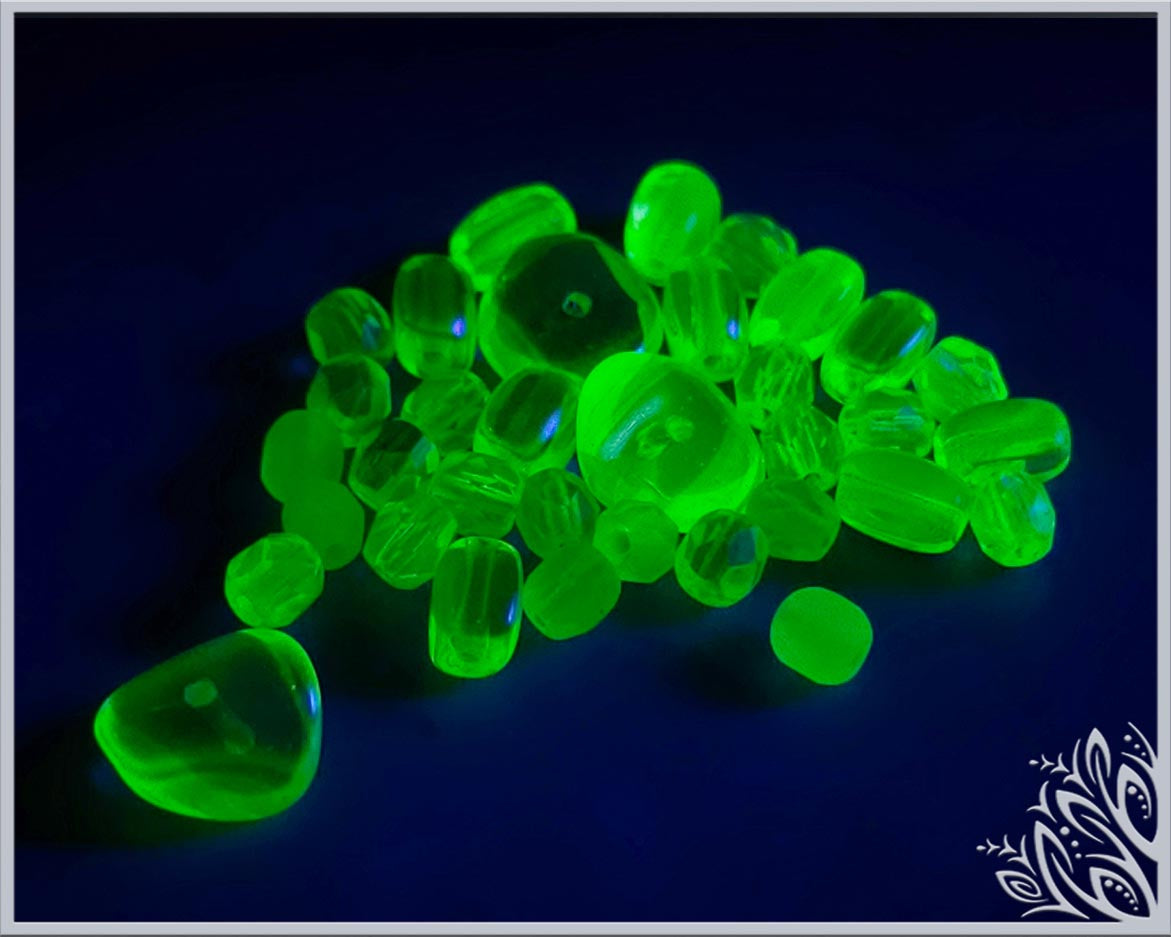 Uranium glass bead soup