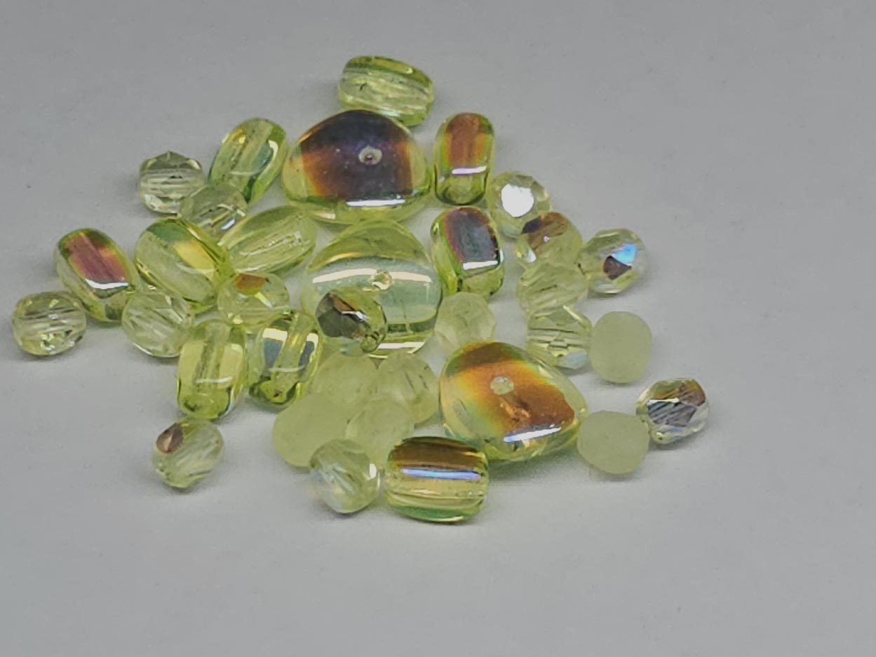 Uranium glass bead soup