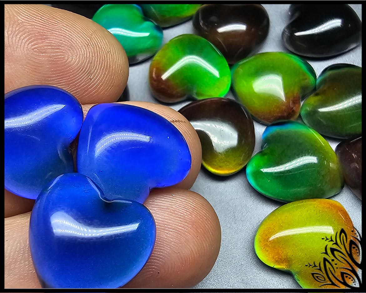 Mood stone heart 15 mm
