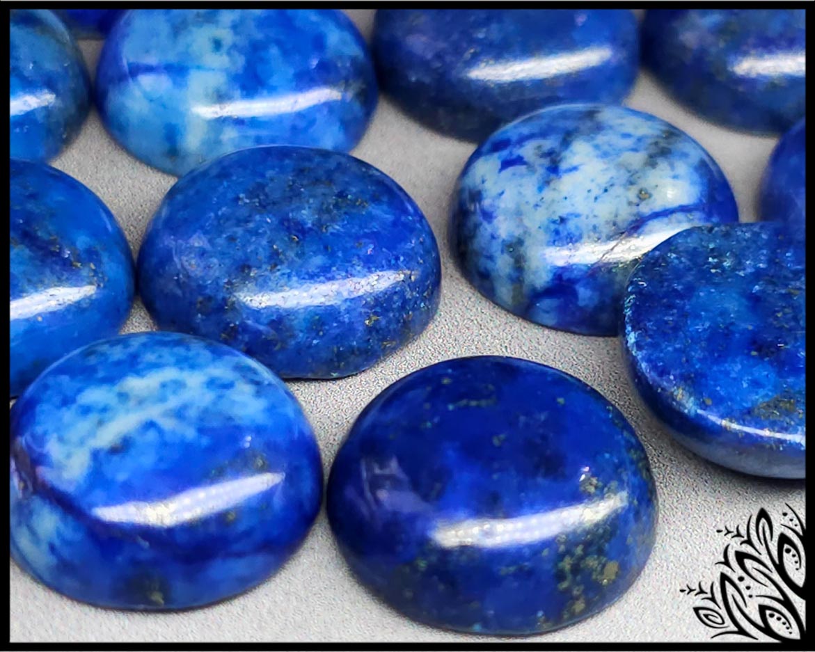 Lapis lazuli cabochon - round - 16 mm