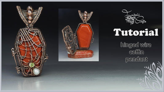 Hinged_wire_coffin_pendant_video_tutorial wire weaving and wrapping guide