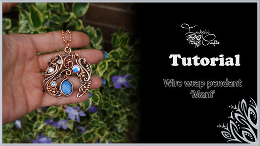 'Mani' wire pendant video tutorial