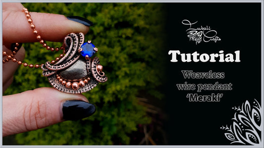 Meraki wire weaving pendant video tutorial