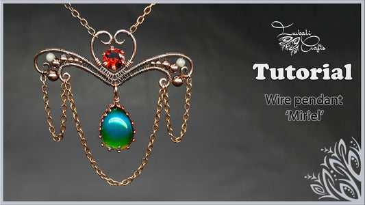 mirile wire pendant tutorial by imbali crafts