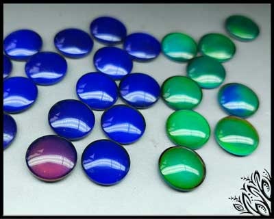 Mood stone round 18 mm colour change cabochon