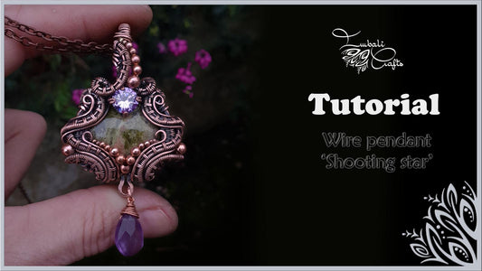 Shooting star wire pendant video tutorial