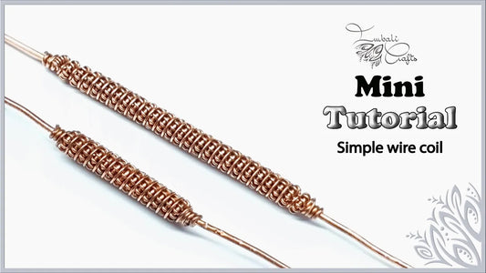 Technique - basic wire coil wrapping work