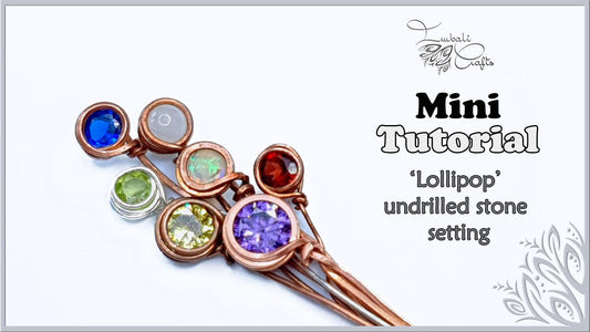 Technique - wire coil stone setting video tutorial