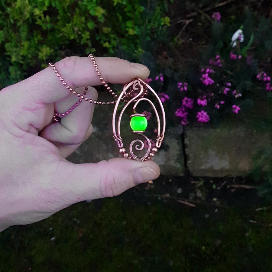 Kit + video tutorial - Blaze - wire pendant