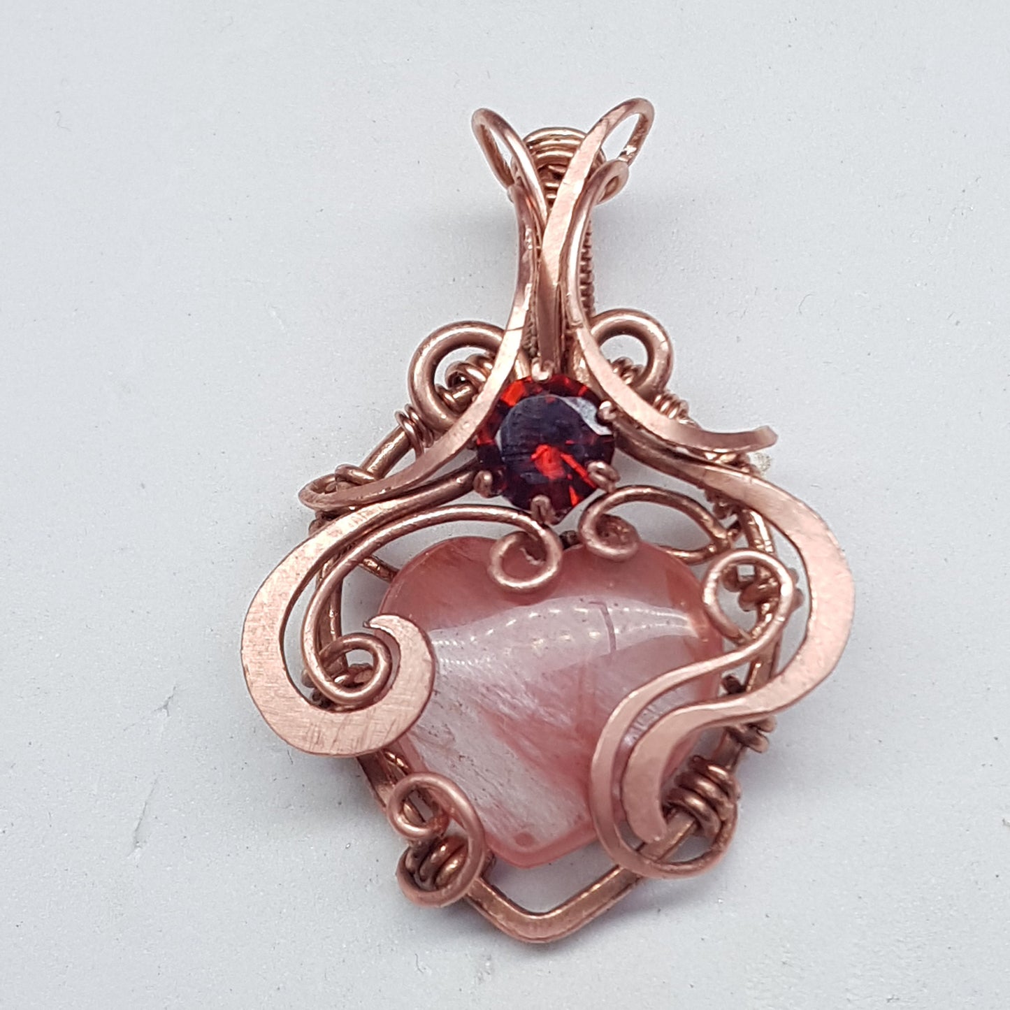 PDF tutorial - 'Cupid' - wire weaving pattern - necklace tutorial - wire pendant