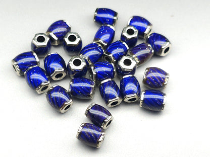 Mood stone - bead spacers - 9 mm - colour change beads