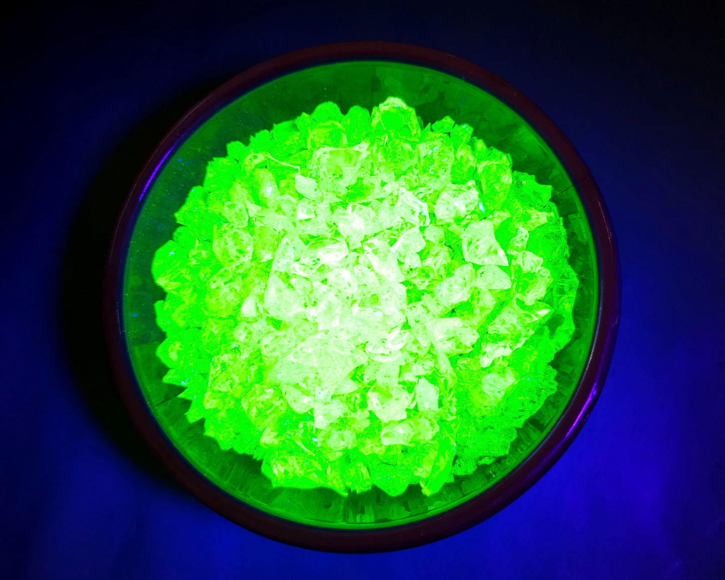 Uranium glass - crushed - MEDIUM - 10g or 20g - Imbali Crafts