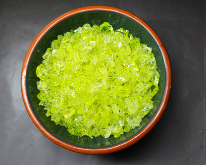 Uranium glass - crushed - MEDIUM - 10g or 20g - Imbali Crafts