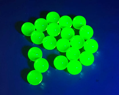 Uranium glass - GREEN - Sphere/Orb - 10 mm - Imbali Crafts