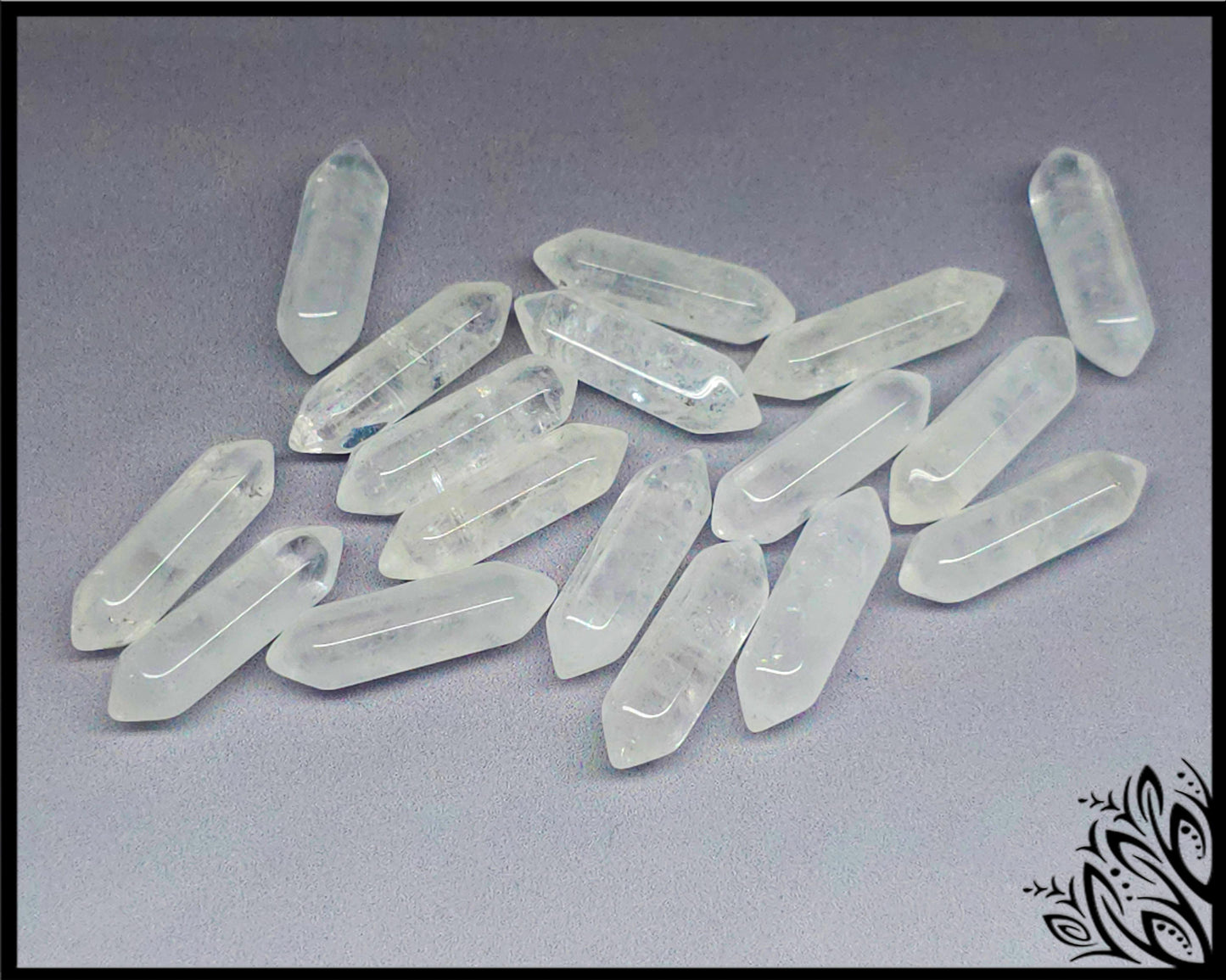 quartz point 22mm double point