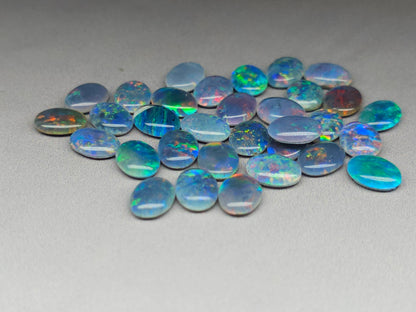 Australian opal triplets - oval - 8 mm