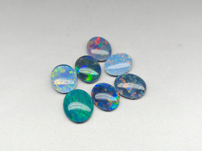 Australian opal triplets - oval - 11 mm