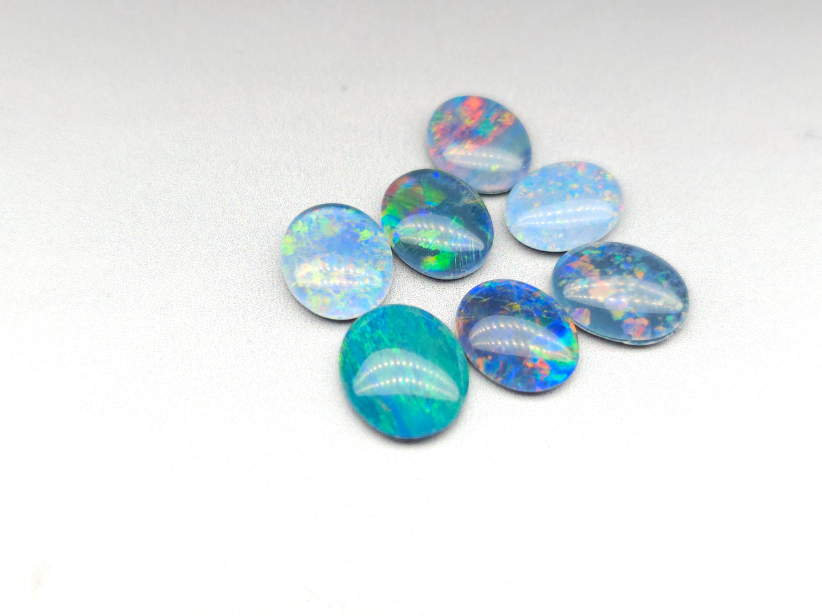 Australian opal triplets - oval - 11 mm