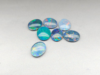 Australian opal triplets - oval - 11 mm