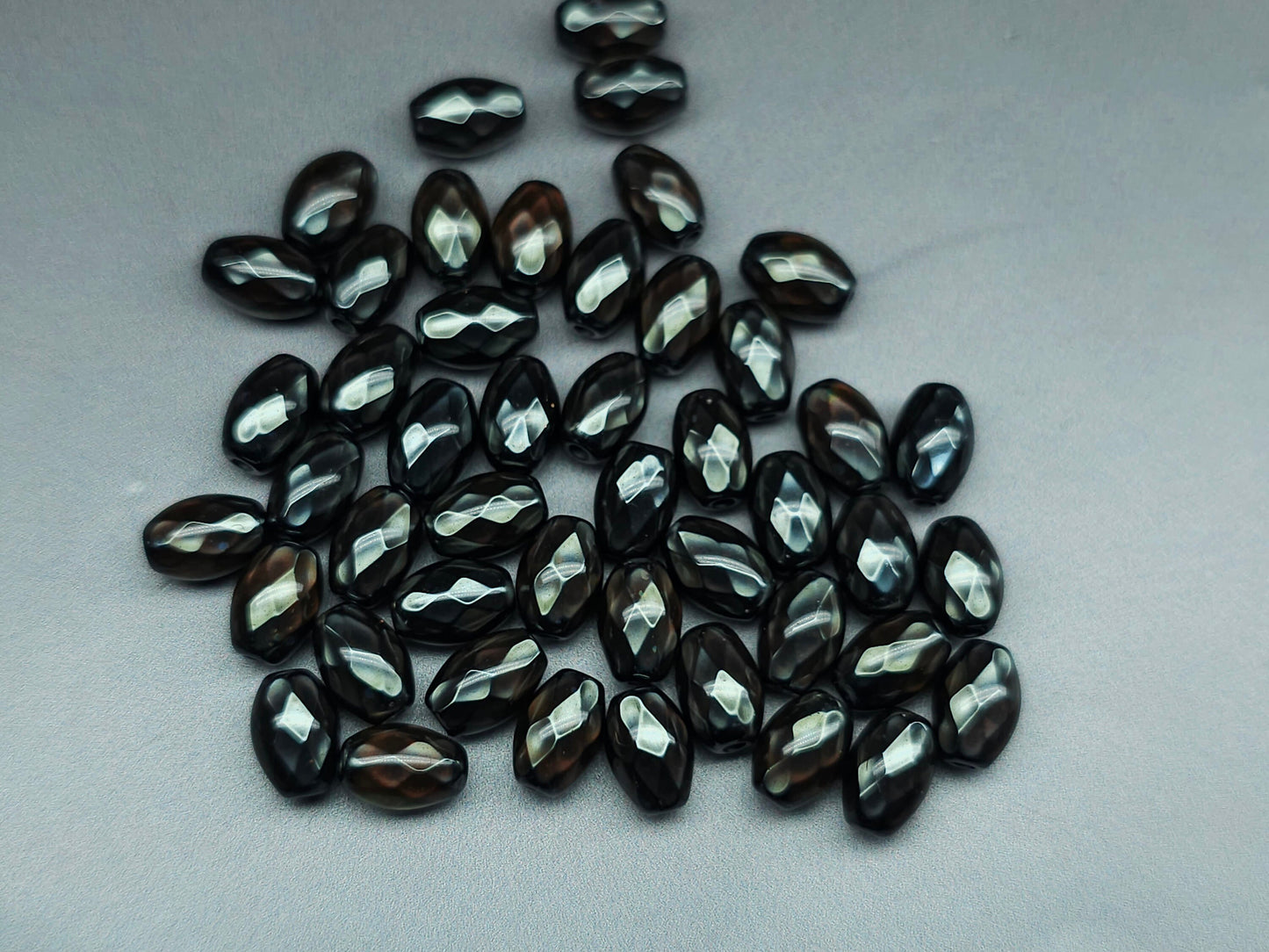 Mood stone beads - green - barrel - 12 mm - Colour change beads