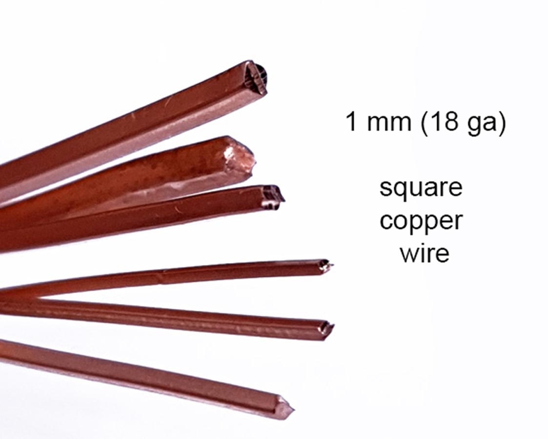 1 mm - 18 ga square wire