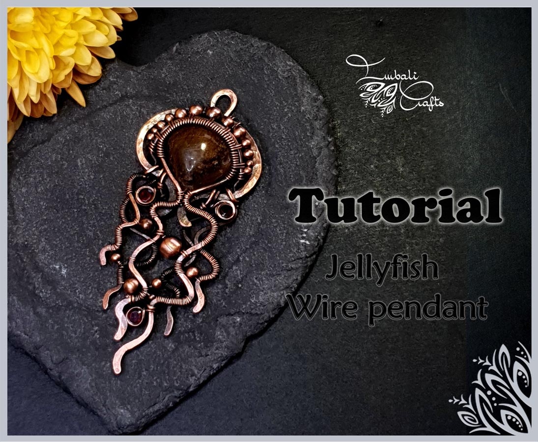 Jelly fish wire wrapping tutorial imbali crafts
