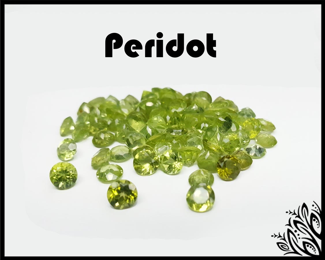 round cut faceted peridot imbali crafts