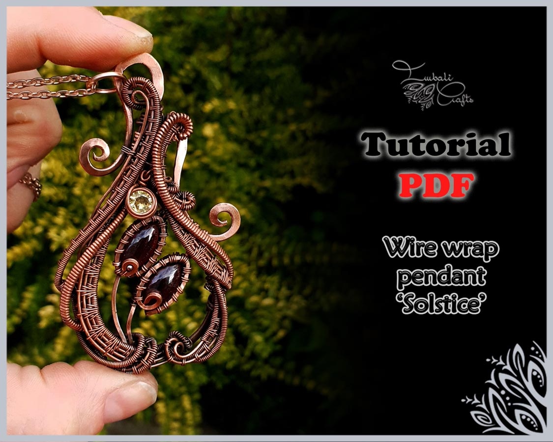 Solstice wire wrapping tutorial imbali crafts